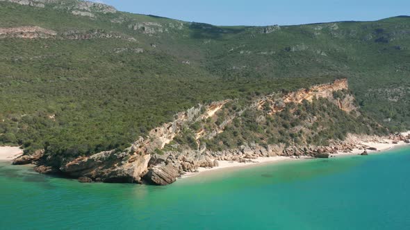 Wonderful Cliffs with Lush Vegetation As Seen From the Top