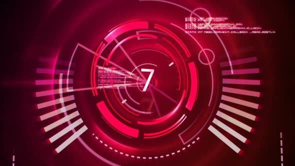 Countdown and digitally generated screen alt