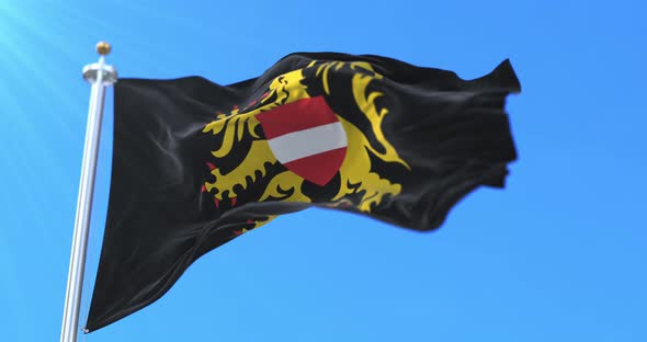 Flemish Brabant Flag, Belgium