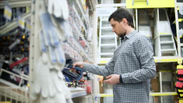 Shopping in Hardware Store