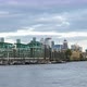 Luxury riverside apartment blocks of Cinnabar Wharf, Wapping, London, UK. - VideoHive Item for Sale