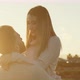Couple in love look at each other before kissing - VideoHive Item for Sale