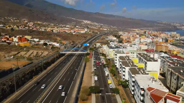 Candelaria city in Tenerife, Spain