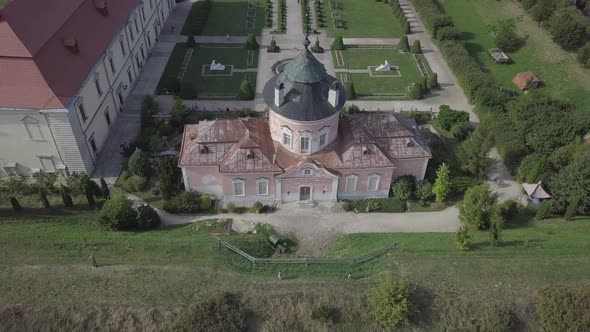 Zolochiv Palace Castle and Ornamental Garden in Lviv Region, Ukraine