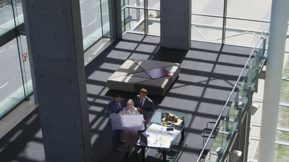 Business people meeting in a modern office