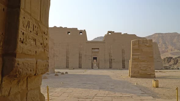 Temple of Medinet Habu Egypt Luxor