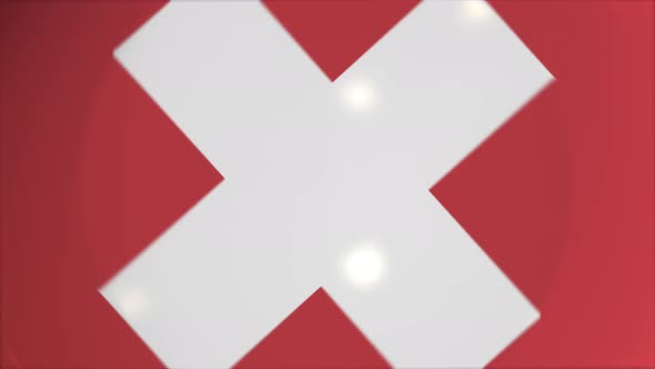 Plate with Flag of Switzerland alt