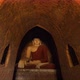 Old Buddha Statue in Traditional Burmese Temple. Buddhism Religion Concept Footage. Slowmotion - VideoHive Item for Sale