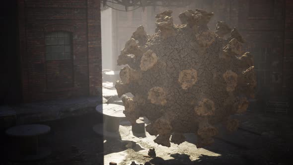 Coronavirus COVID 19 Quarantine on Empty City Streets alt