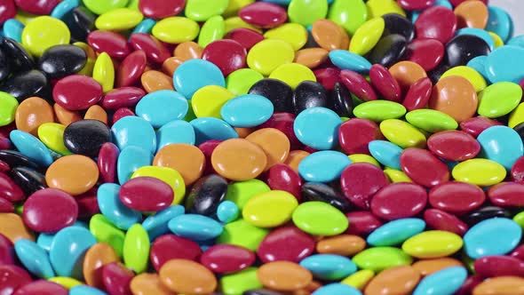 Delicious Colorful Candy Close Up