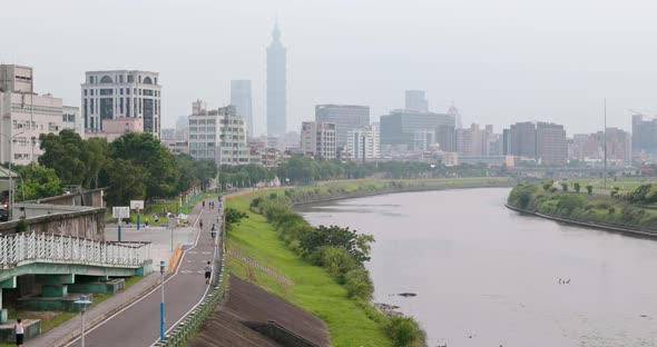 Air pollution of Taipei city