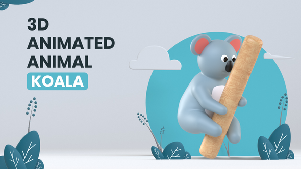 3D Animated Animal - Koala