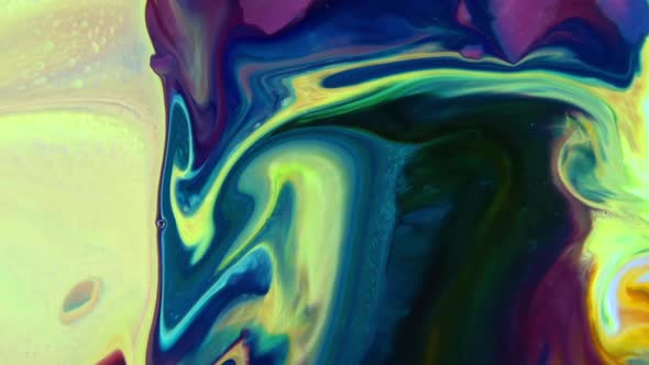 Abstract Colorful Invert Sacral Paint  Exploding Texture 732