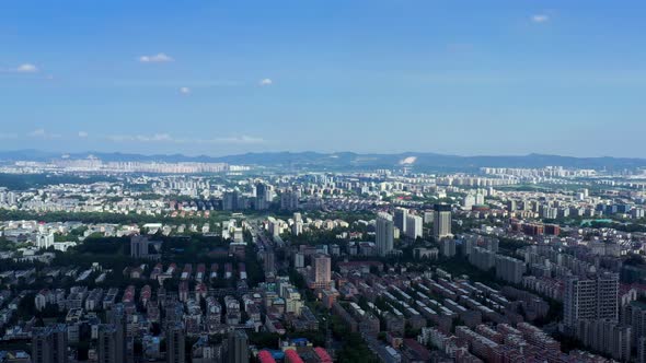 Nanjing City, Jiangsu Province, urban construction landscape