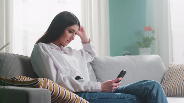 Woman Is Enjoying Online Communication