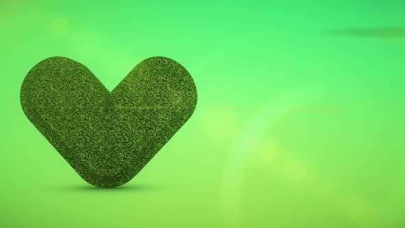 3D Heart Shapes background