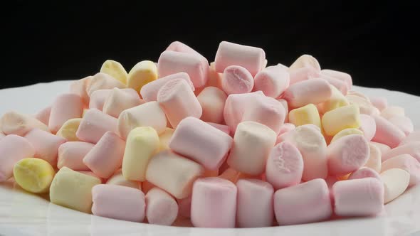 colorful marshmallows candy