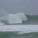 Big waves in a Spanish Costa Brava, slow motion footage - VideoHive Item for Sale