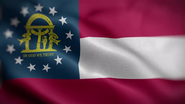 Georgia State Flag Front
