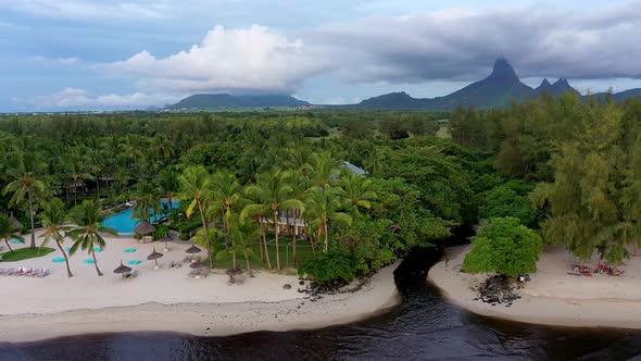 Palm beach, Flic-en-Flac, Black River, Mauritius