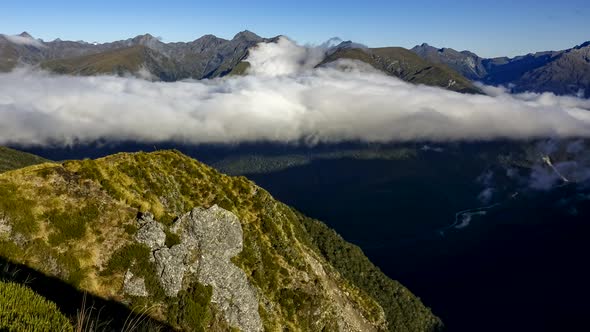 Southern Alps inversion timelapse