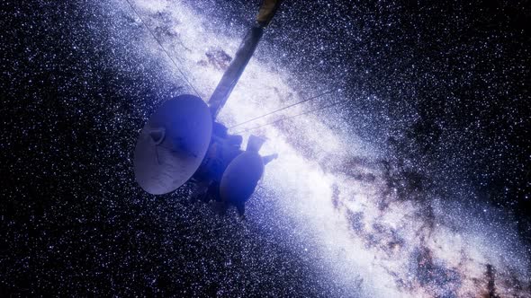 Satellite Cassini Is Approaching Saturn alt