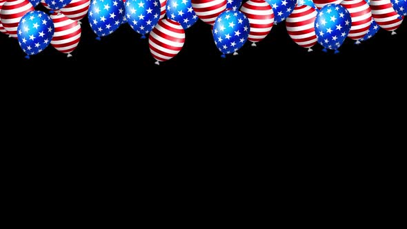 USA Floating Balloons Top