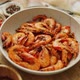 Roasted Prawns on Frying Pan Served on White Wooden Cutting Board - VideoHive Item for Sale