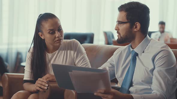 Young business people in coworking