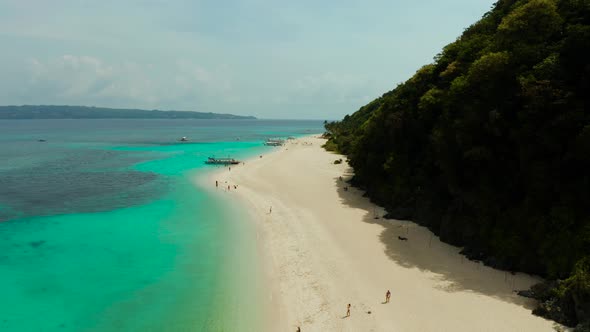 Tropical Beach and Blue Lagoon