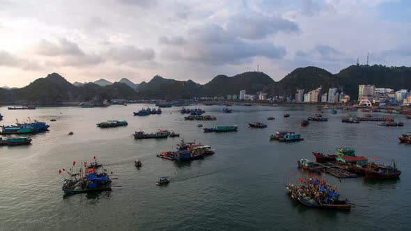 Cat Ba Island Landscape Ha Long Bay, Vietnam 