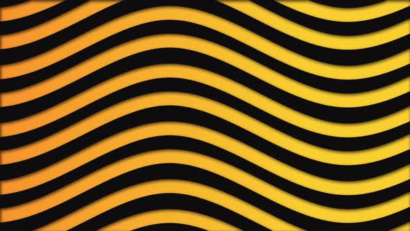 Bright wavy lines moving endlessly