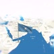 Somalia Map And Flag With Clouds - VideoHive Item for Sale