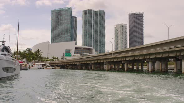 The American Airlines Arena in Miami