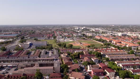 Hialeah Gardens Miami Residential Neighborhood District 4k