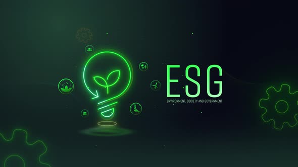 Esg Environmental Social Ecology Background