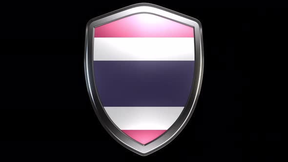 Thailand Emblem Transition with Alpha Channel - 4K Resolution alt