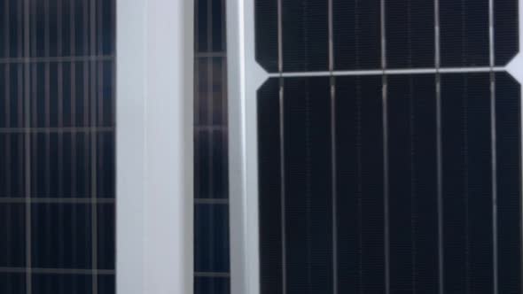Closeup Cells of Solar Energy Generation Panels