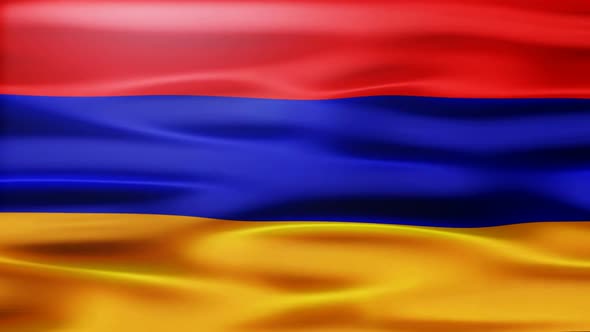 Armenia Flag Waving