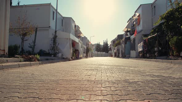 Street At Syrian Refugee Camp.