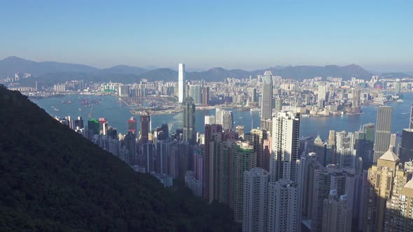 Panorama of Hong Kong, View From Victoria Peak