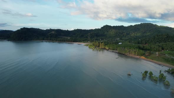 The Beaches at the most southern part of Borneo Island