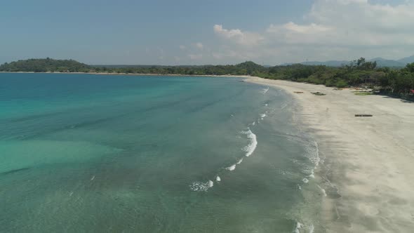 Beautiful Beach with White Sand