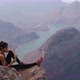 Woman enjoying the view at Blyde River Canyon - VideoHive Item for Sale