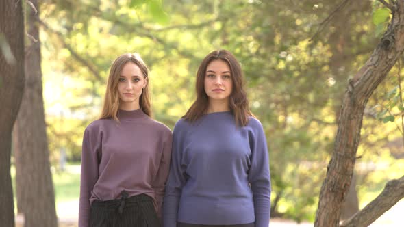 Girls in Park