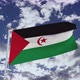 Western Sahara Flag With Sky 4k - VideoHive Item for Sale