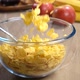Corn Flakes Are Poured Into a Glass Bowl - VideoHive Item for Sale