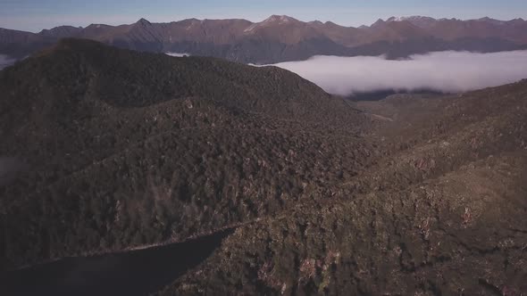 Scenic landscape of New Zealand
