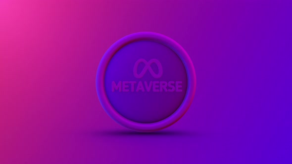 Metaverse Coin Looping Background 4K