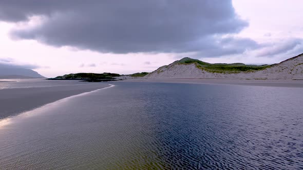 The Landscape of the Sheskinmore Bay Next To the Nature Reserve Between Ardara and Portnoo 